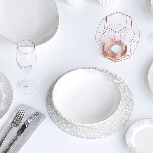 Denby Monsoon Filigree Wood Floral Round Placemat & Reviews Wayfair.co.uk